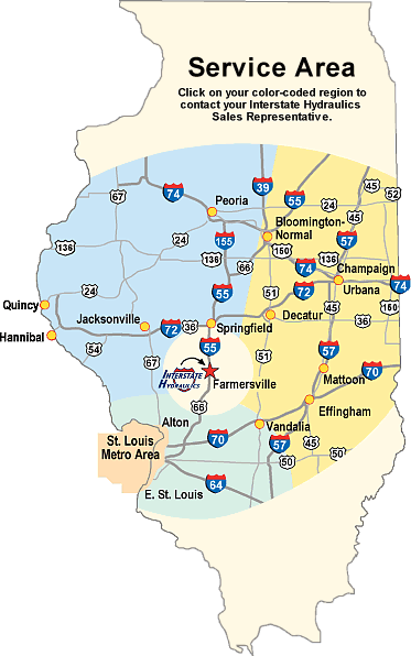 Interstate Hydraulics - Map